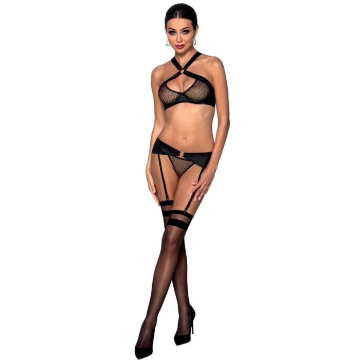 PASSION – CONJUNTO DE COURO ECOLÓGICO AMANDA S/M