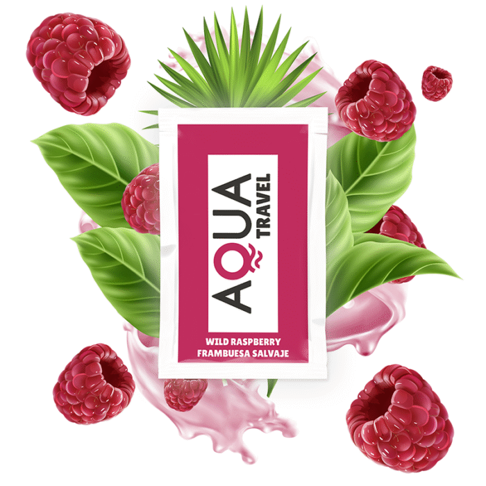 AQUA TRAVEL – WILD LUBRIFICANTE À BASE DE ÁGUA SABOR FRAMBOESA 6 ML