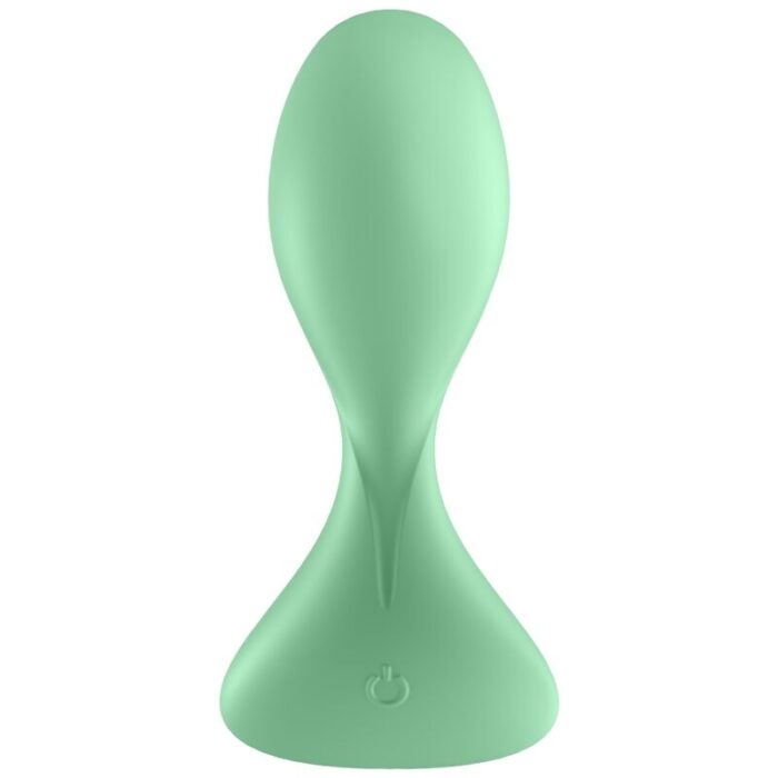SATISFYER – APLICATIVO DE PLUGUE VIBRATÓRIO TRENDSETTER VERDE