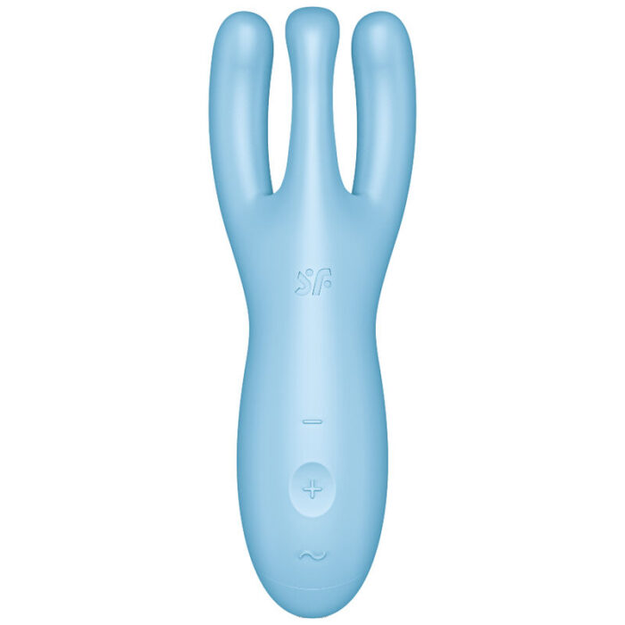 SATISFYER – APP VIBRADOR THREESOME 4 AZUL
