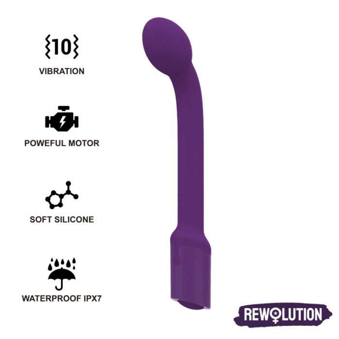 REWOLUTION – REWOFLEX VIBRADOR ESTIMULADOR FLEXÍVEL DE PONTO G