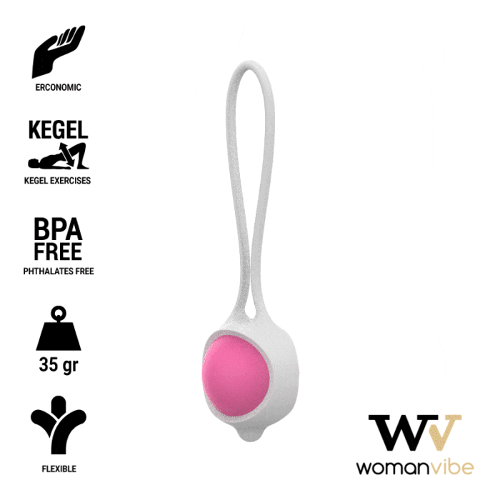 WOMANVIBE – KEISY I BALL GEISHA SILICONE – ROSA
