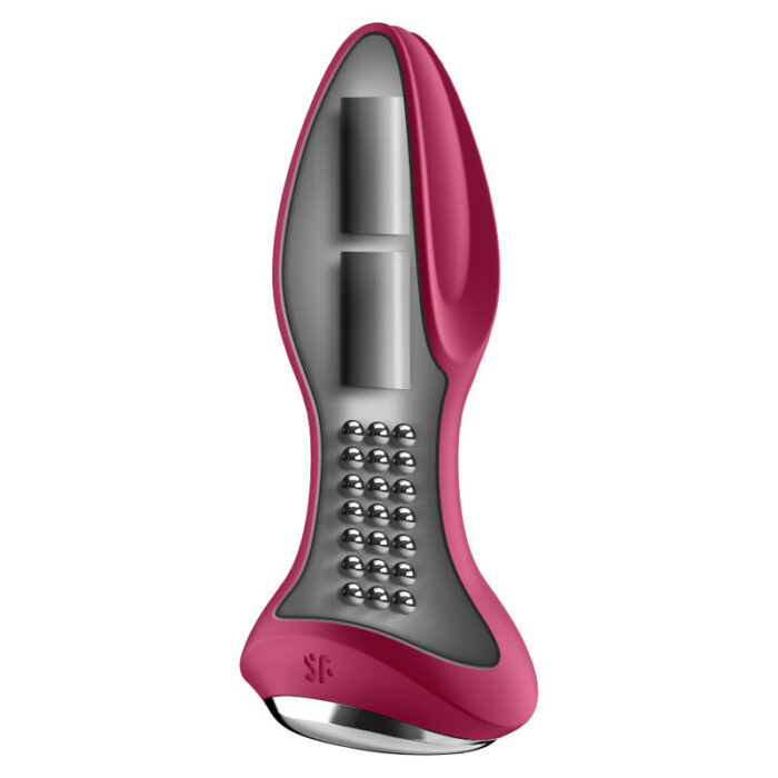 SATISFYER – ROTATOR PLUG 2+ VIBRATING PLUG APP VERMELHO