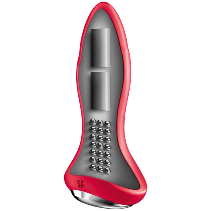 SATISFYER – ROTATOR PLUG 1+ VIBRATING PLUG APP VERMELHO