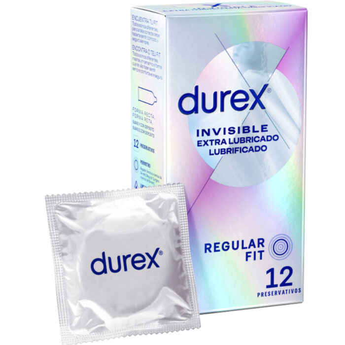 DUREX – INVISÍVEL EXTRA LUBRIFICADO 12 UNIDADES
