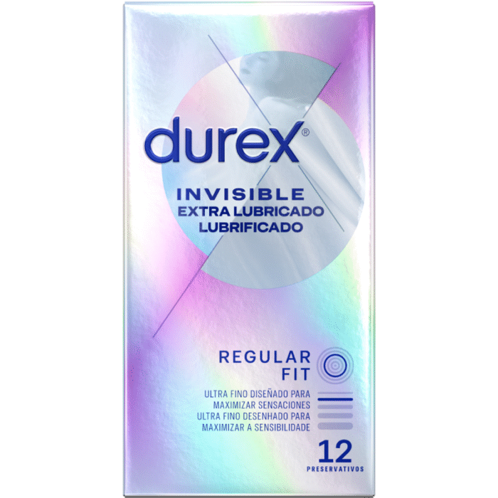 DUREX – INVISÍVEL EXTRA LUBRIFICADO 12 UNIDADES