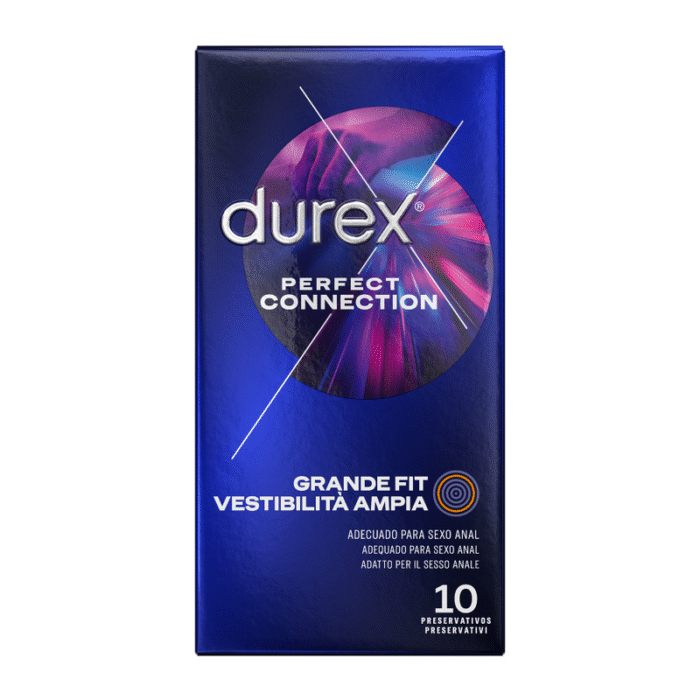 DUREX – CONEXÃO PERFEITA LUBRIFICAÇÃO EXTRA DE SILICONE 10 UNIDADES