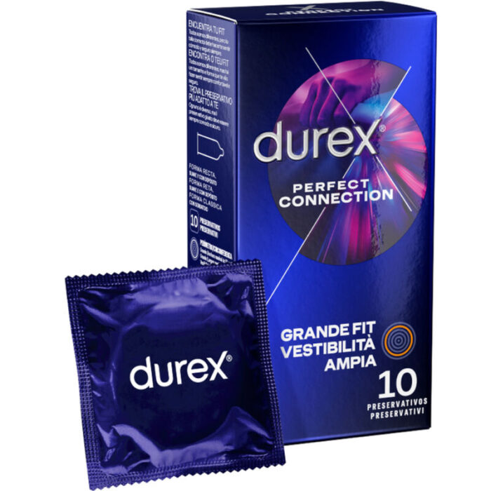 DUREX – CONEXÃO PERFEITA LUBRIFICAÇÃO EXTRA DE SILICONE 10 UNIDADES