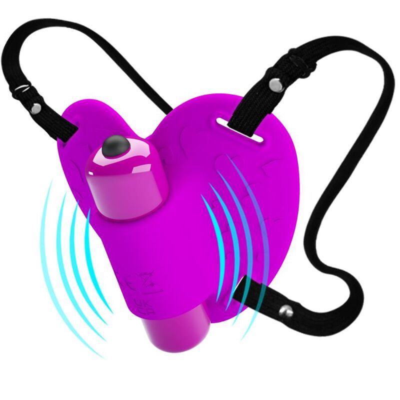 PRETTY LOVE - HEARTBEAT CLITORIS MASSAGER 10 MODOS DE VIBRAO ROXO - Image 3