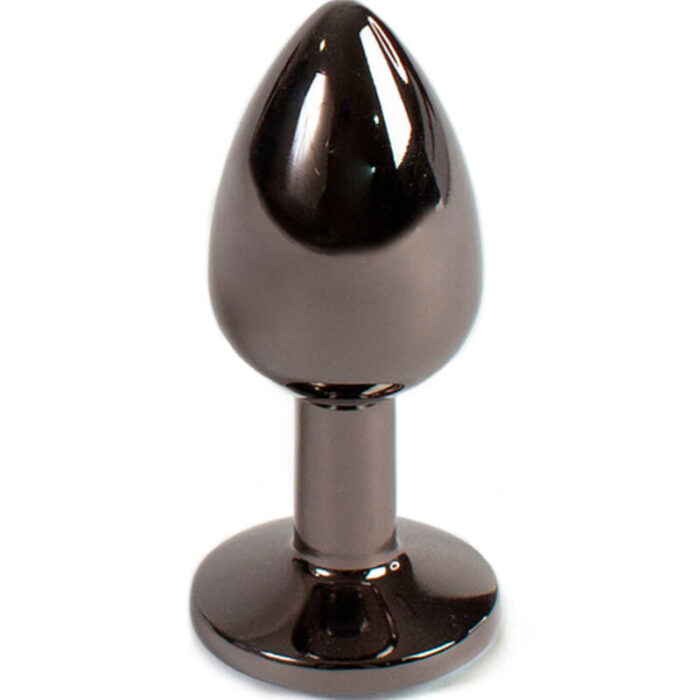 SECRETPLAY – PLUG ANAL DE GUNMETAL TAMANHO PEQUENO 7 CM