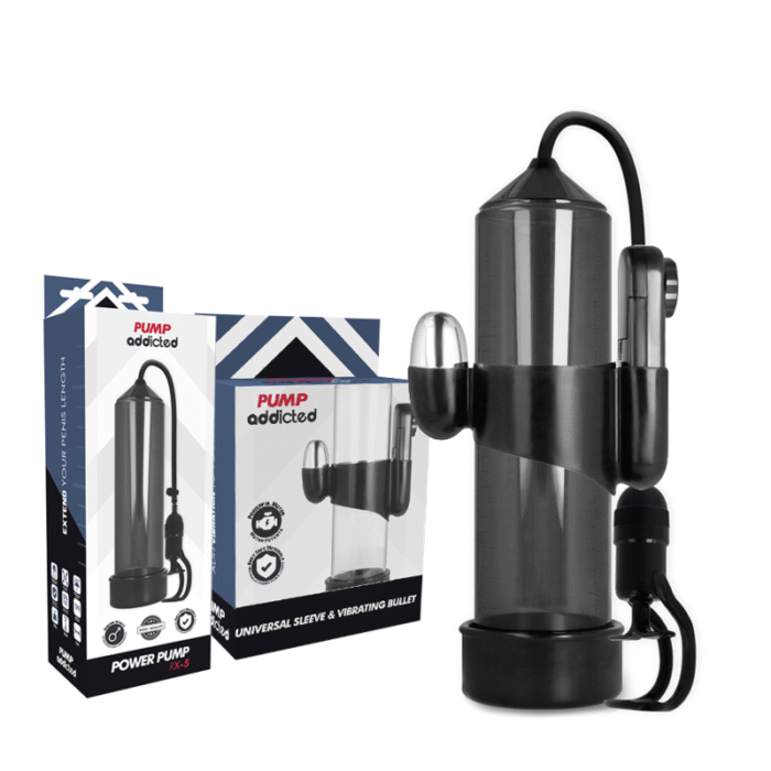 PUMP ADDICTED – VIBRADOR PRETO RX5