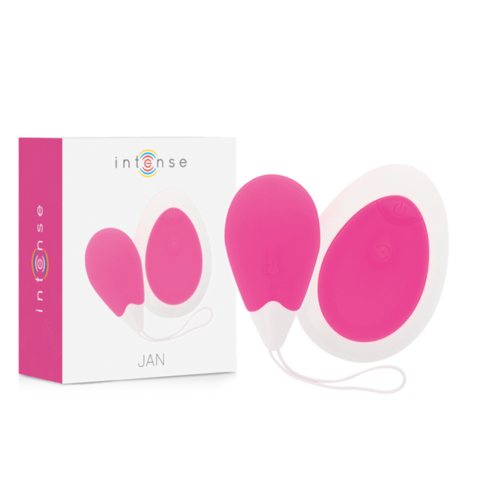 INTENSE – JAN EGG VIBRADOR CONTROLE REMOTO ROSA