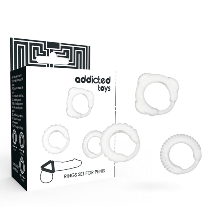 ADDICTED TOYS – C-RING SET CLARO