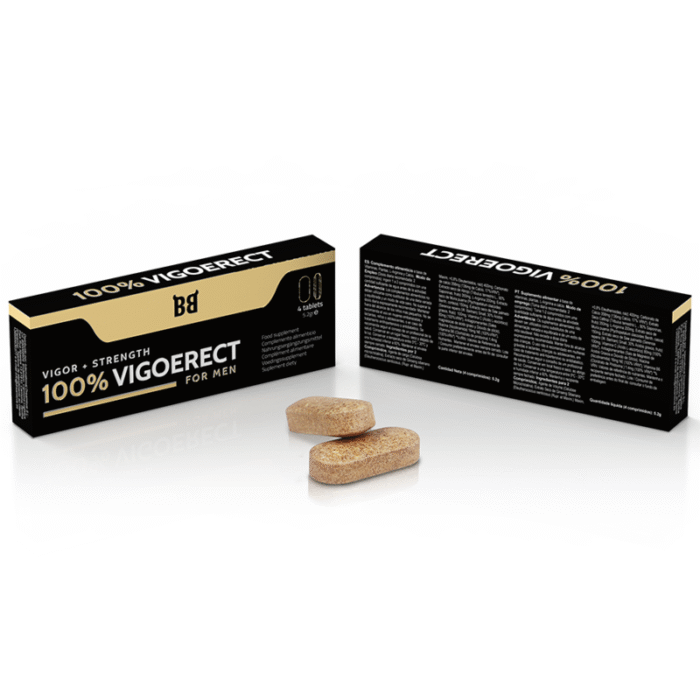 100% Black Bull Vigoerect Vigor+Força 4 Tablets Men RF235883