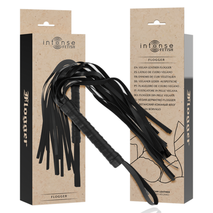 INTENSE – FETISH FLOGGER DE COURO VEGANO
