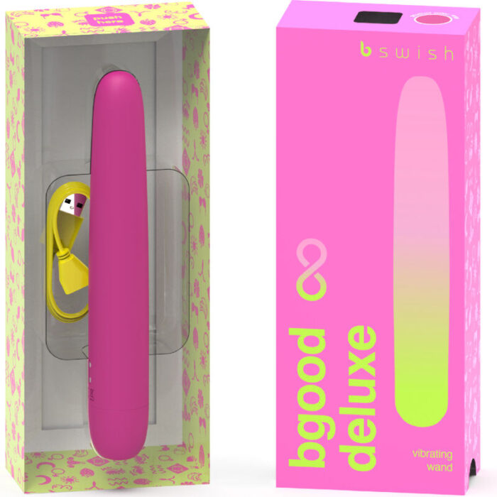 B SWISH – BGOOD INFINITE DELUXE VIBRADOR RECARREGVEL ROSA SILICONE