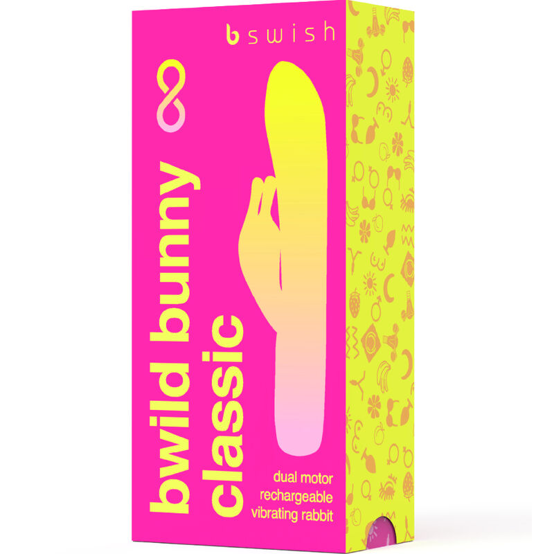 B SWISH - BWILD BUNNY INFINITE CLASSIC RECARREGVEL VIBRADOR ROSA SILICONE - Image 4