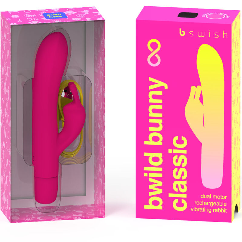 B SWISH - BWILD BUNNY INFINITE CLASSIC RECARREGVEL VIBRADOR ROSA SILICONE - Image 2
