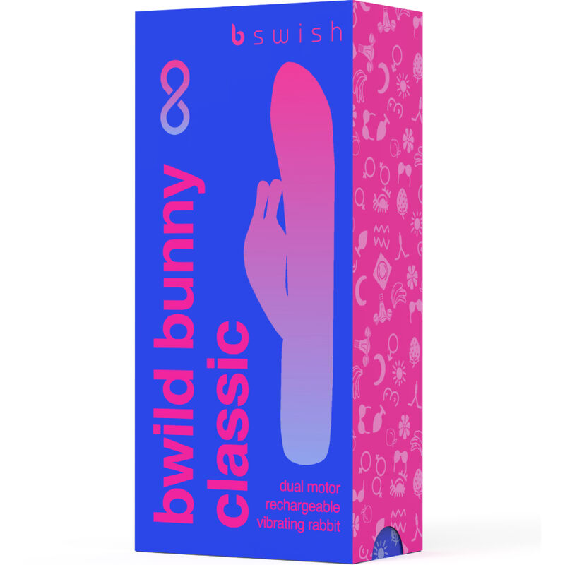 B SWISH - BWILD BUNNY INFINITE CLASSIC RECARREGVEL VIBRADOR AZUL SILICONE - Image 4