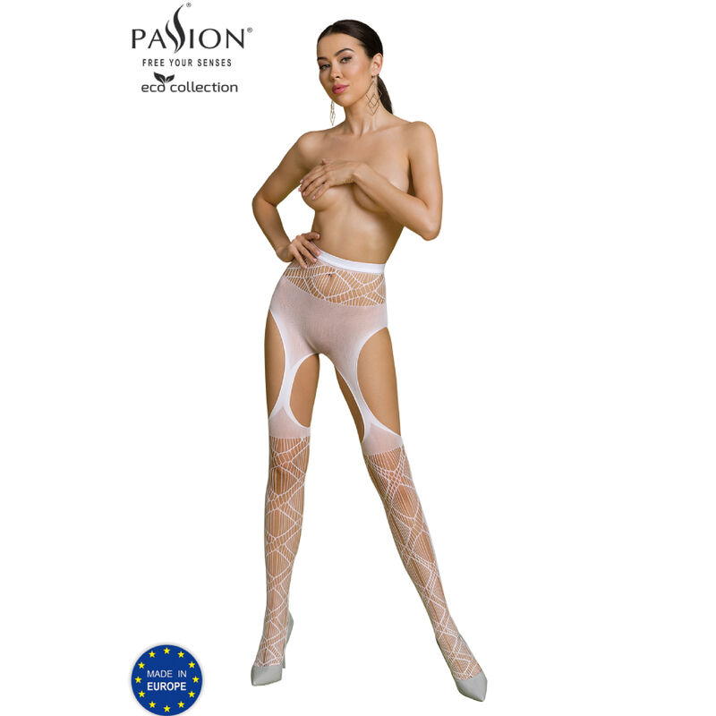 PASSION - COLEO ECO BODYSTOCK ECO S005 BRANCO - Image 5