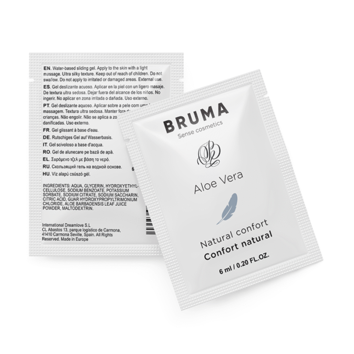 BRUMA – GEL DESLIZANTE DE ALOE VERA NATURAL CONFORT 6 ML