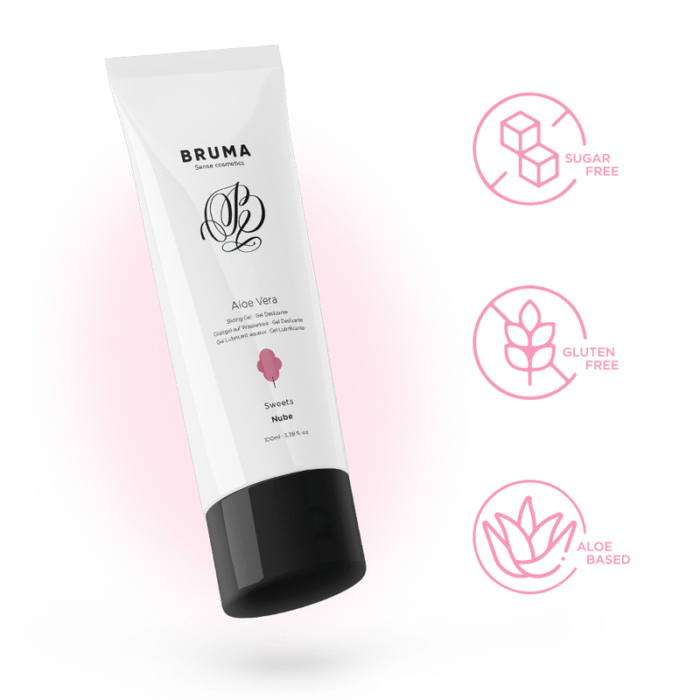 BRUMA – GEL DESLIZANTE DE ALOE VERA SABOR DOCES 100 ML