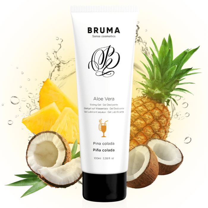 BRUMA – GEL DESLIZANTE DE ALOE VERA SABOR PINA COLADA 100 ML