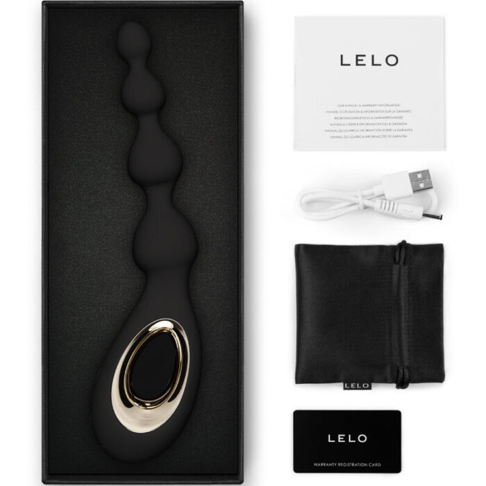 LELO – MASSAGER ANAL PRETO SORAYA BEADS