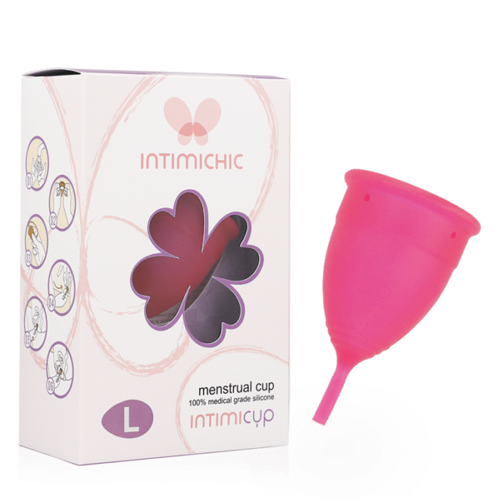 INTIMICHIC – COPO MENSTRUAL GRAU MÉDICO SILICONE – TAMANHO L