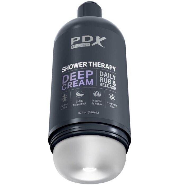 PDX PLUS – STROKER MASTURBATOR DISCREET DEEP CREAM SHAMPOO DESIGN DE GARRAFA