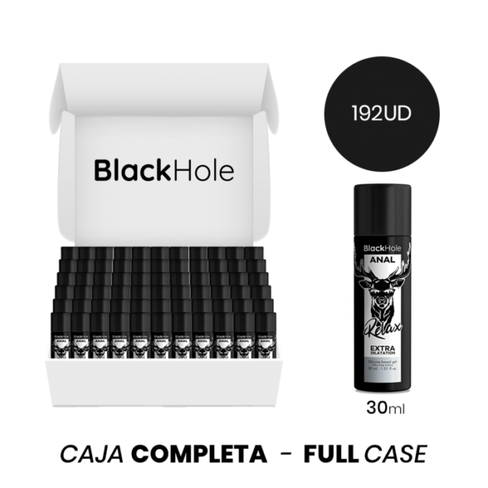 MOQ 192 – BLACK HOLE GEL BASE DE SILICONE DILATAÇÃO ANAL 30 ML