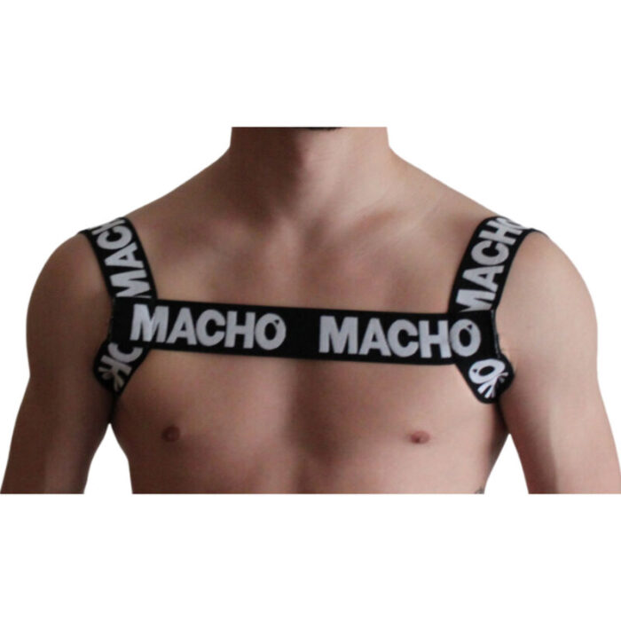 MACHO – ARNÊS DUPLO PRETO