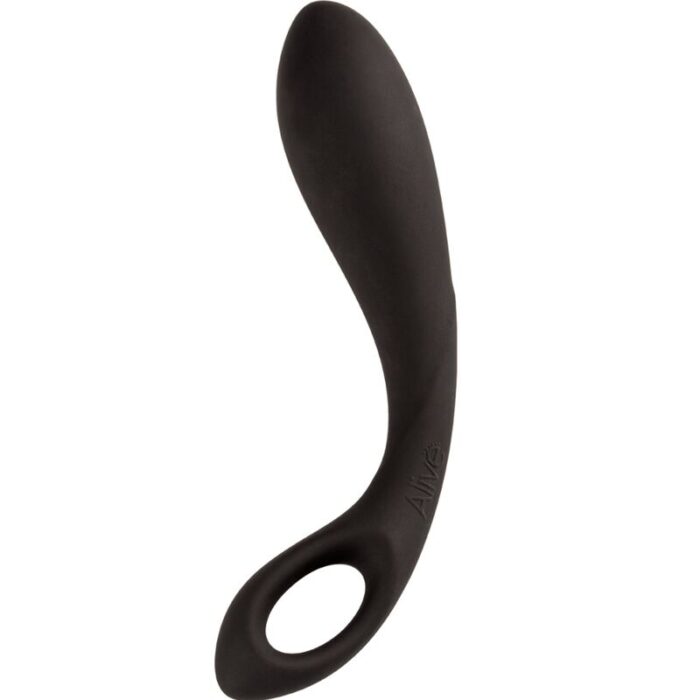 ALIVE – MASSAGEM ANAL CORAÇÃO NEGRO 15 CM