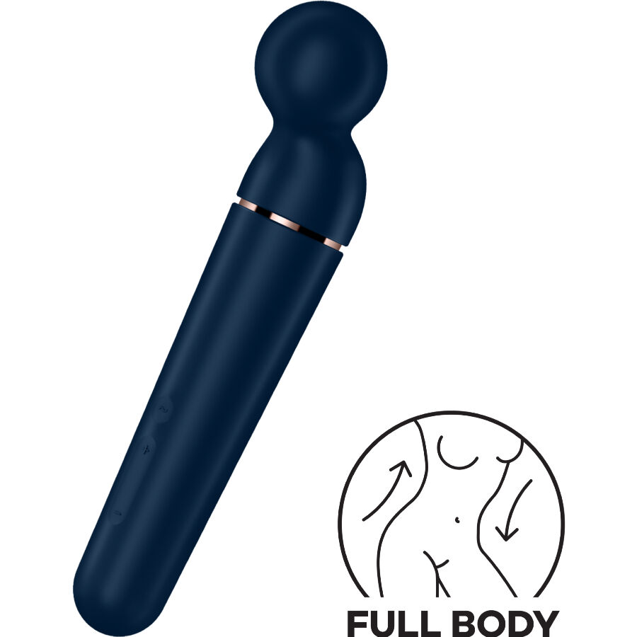 SATISFYER - MASSAGER VIBRADOR PLANET WAND-ER AZUL - Image 5