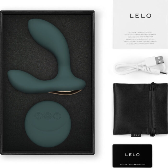 LELO – HUGO 2 VERDE MASSAGEADOR DE PRÓSTATA COM CONTROLE REMOTO