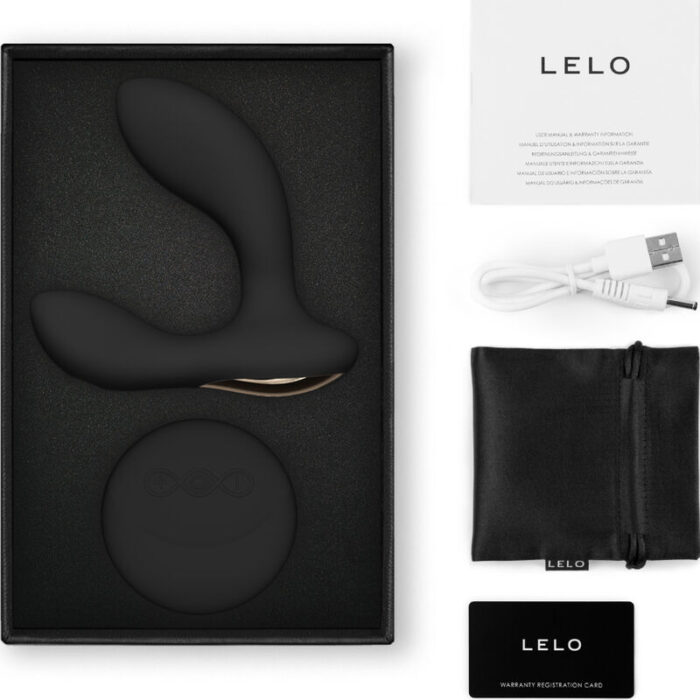 LELO – HUGO 2 MASSAGER DE PRÓSTATA CONTROLE REMOTO PRETO