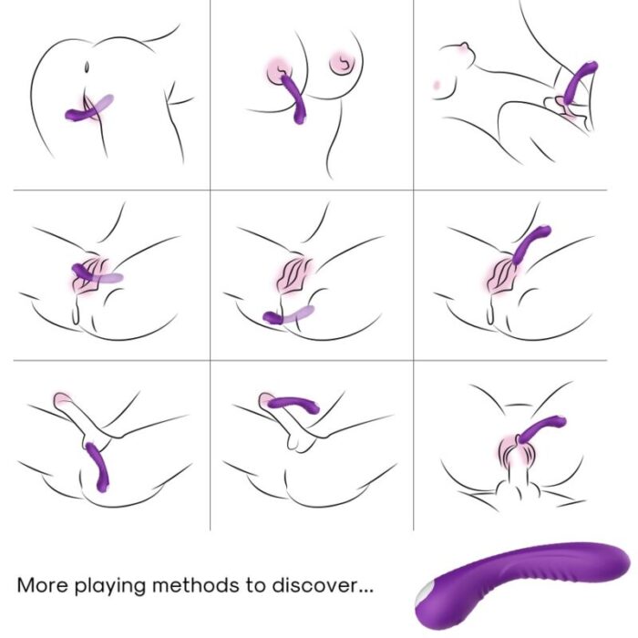 ARMONY – VIBRADOR LEGEND SILICONE ROXO