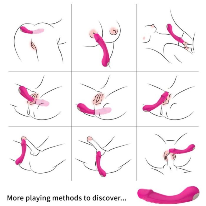 ARMONY – DILDO VIBRADOR G-SPOT SILICONE ROXO