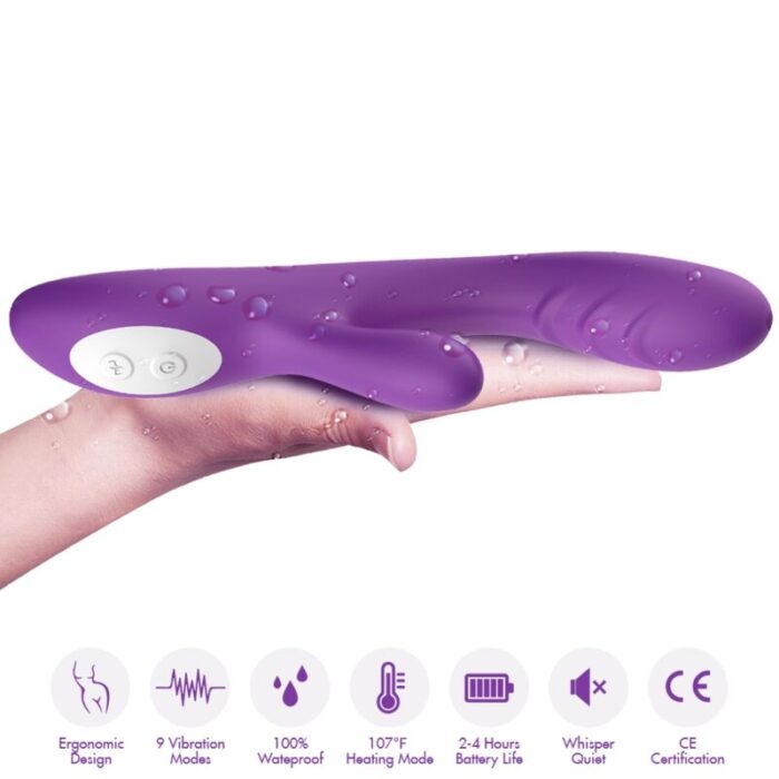 ARMONY – VIBRADOR SPARK EFEITO CALOR ROXO
