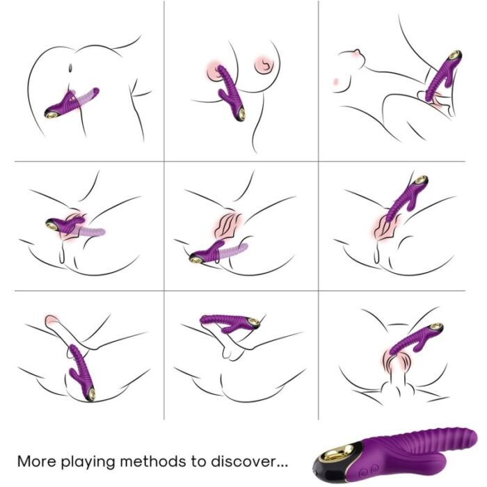 ARMONY – VIBRADOR ETERNITY SILICONE ROXO