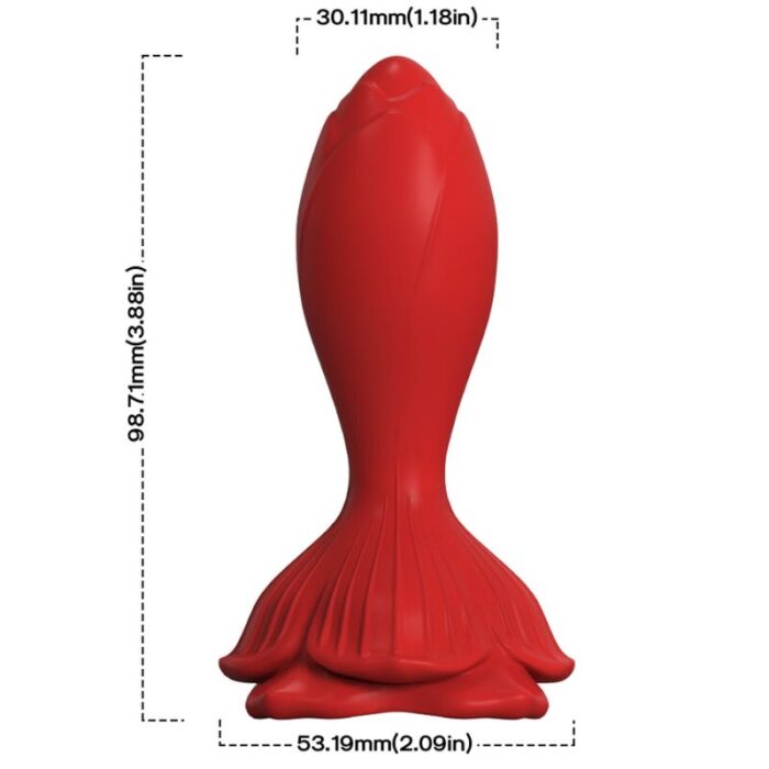 ARMONY – VIBRADOR ROSA E PLUG ANAL PEQUENO CONTROLE REMOTO VERMELHO