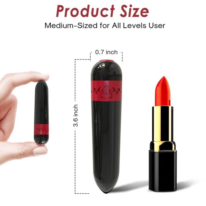 ARMONY – ROCKET VIBRADOR BALA CONTROLE REMOTO PRETO