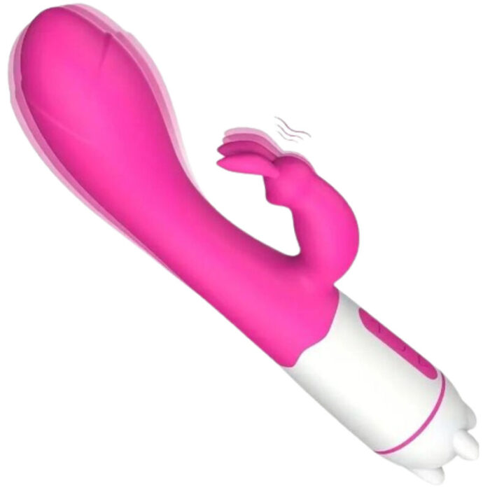 ARMONY – HAPPY VIBRADOR E ESTIMULADOR DE COELHO FÚCSIA