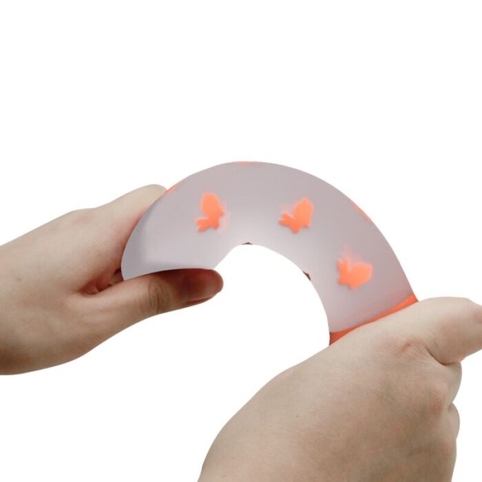 PRETTY LOVE – DILDO MÁGICO NIGHTFALL SEM VIBRAÇÃO LUMINOSO LARANJA