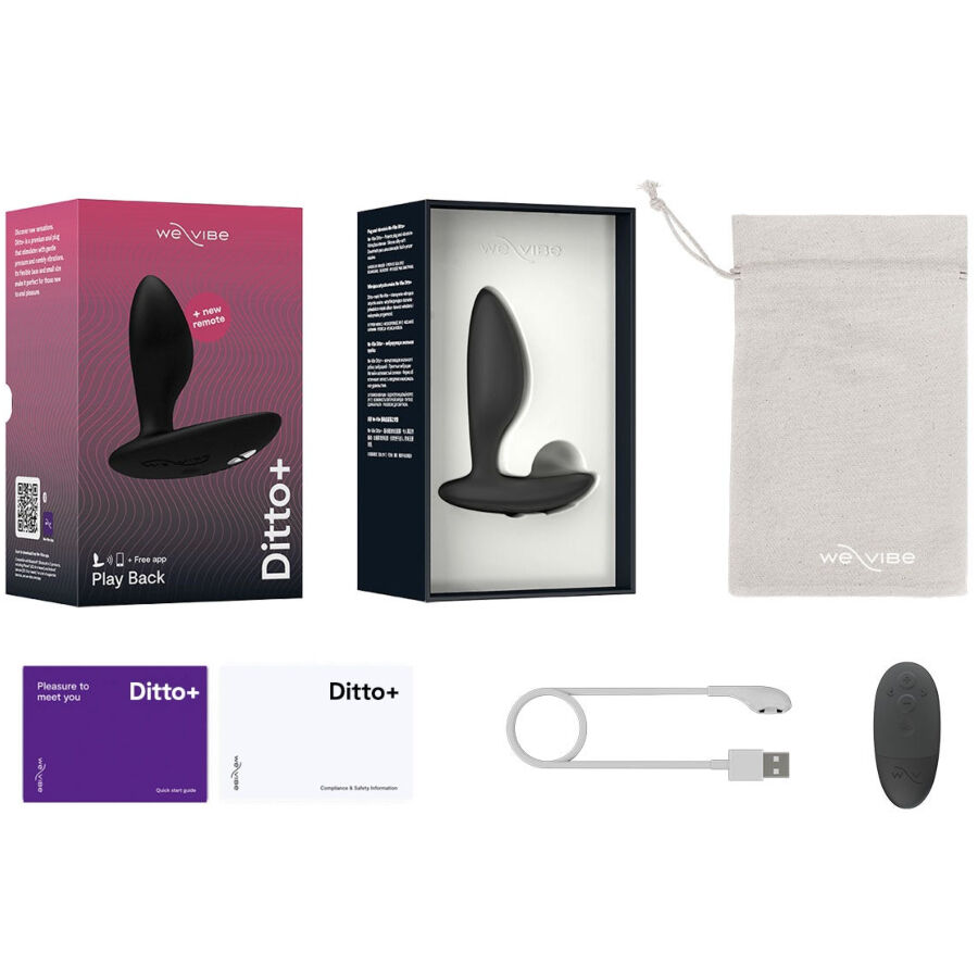 WE-VIBE - DITTO+ VIBRADOR ANAL PLUG PRETO - Image 5