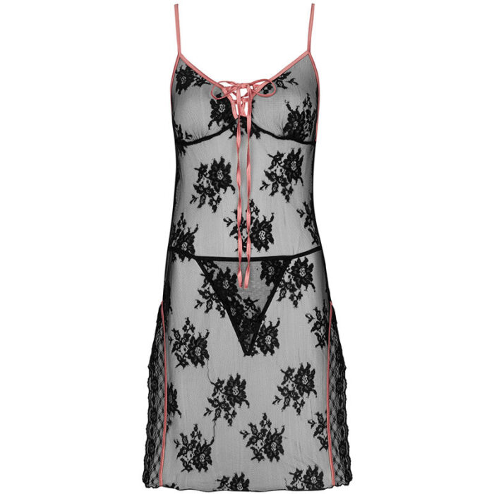 LIVCO CORSETTI FASHION – CAMISA KARONIN LC 90628 + CALCINHA PRETA