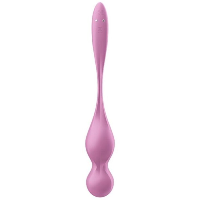 SATISFYER – BOLAS DE KEGEL VIBRANTES LOVE BIRDS ROSA