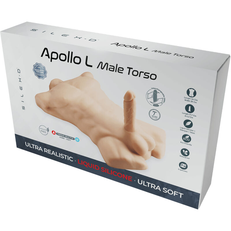 SILEXD - APOLLO L TORSO MASCULINO REALISTA - Image 5