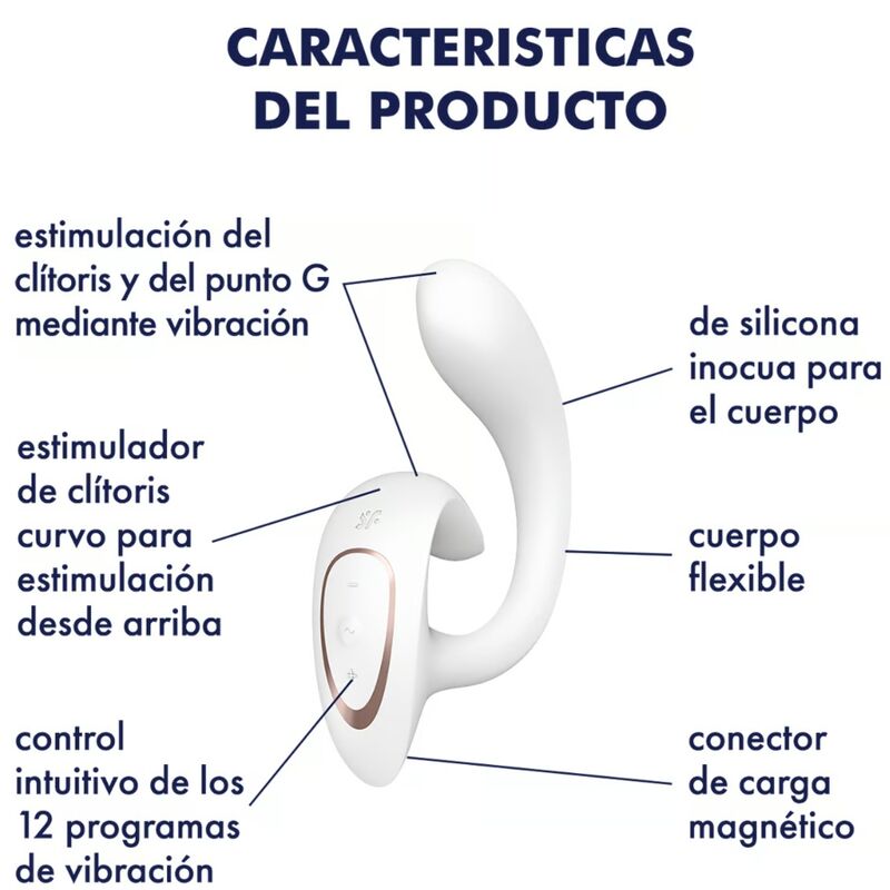 SATISFYER - G FOR GODDESS 1 COELHO VIBRADOR BRANCO - Image 4