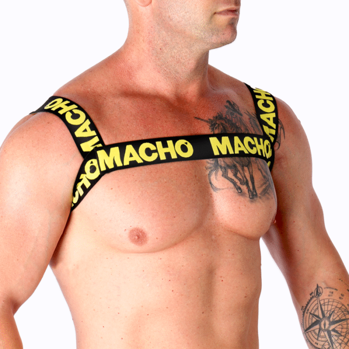 MACHO – ARNÊS DUPLO AMARELO